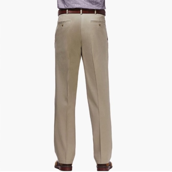 Haggar•2 pairs Men's Black Gray Formal Dress Chinos No-Iron Men’s Pants Sz 40x29 - Picture 5 of 10